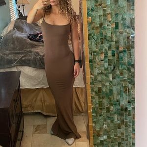 rare NWT SKIMS dress in "oxide"!